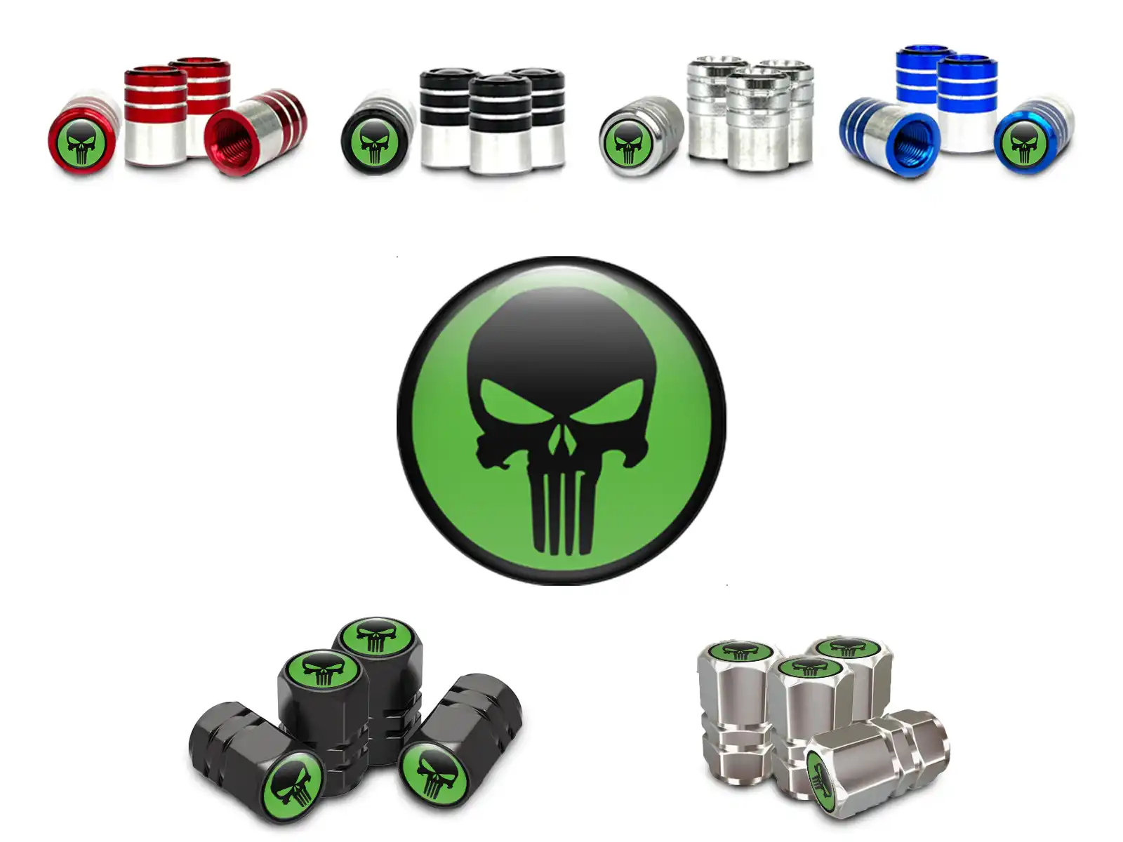 Tyres Valve Caps for Bikes Tuned Aesthetic